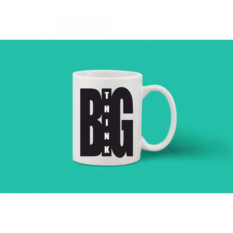 Generic Printed Ceramic Coffee Mug - 1 Pieces, White, 11oz - Image 2