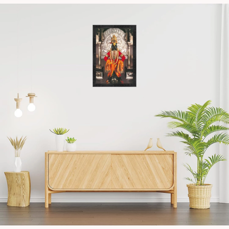 Generic Lord Vitthal Painting with Synthetic Photo Frame (Multicolor) - Image 2