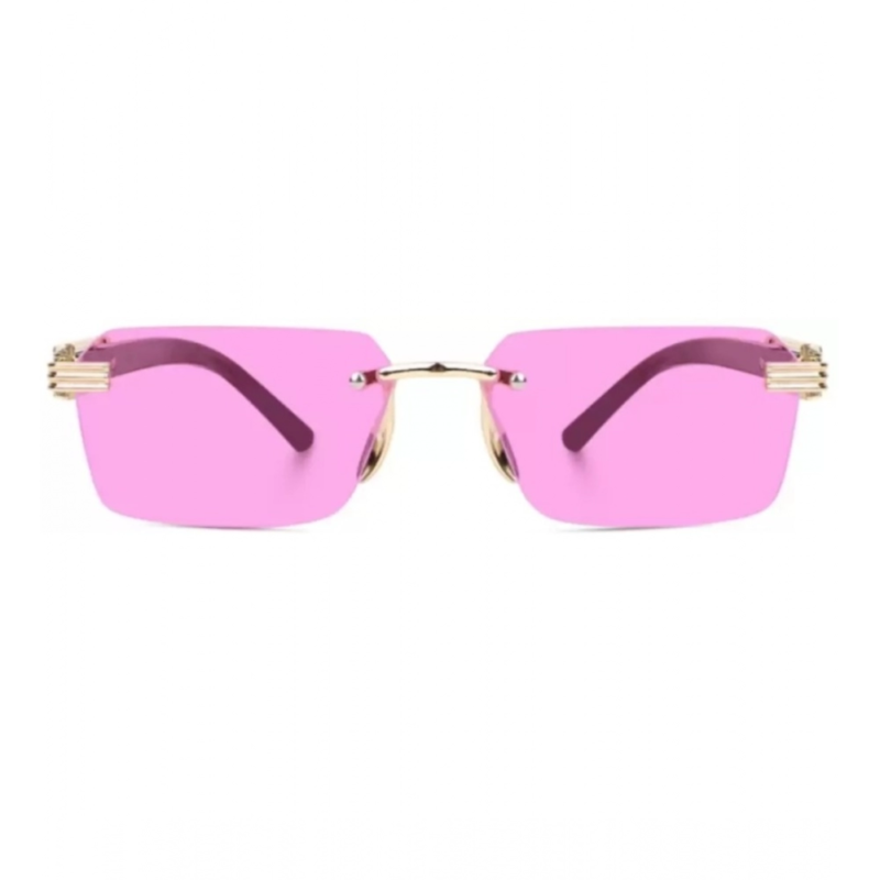 Generic Classic Unisex UV400 Protection Sunglasses (Pink) - Image 4