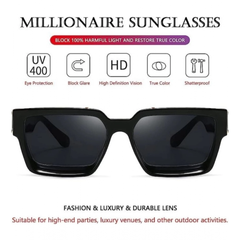 Generic Classic Unisex UV400 Protection Sunglasses (MultiColor) - Image 3
