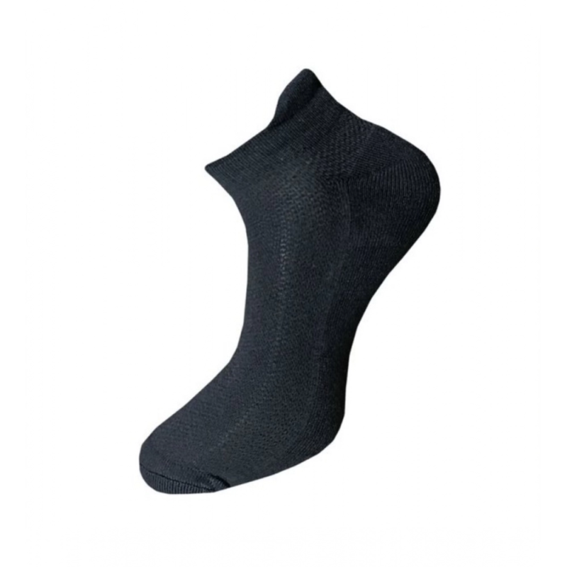 Generic 3_Pair Set Unisex Casual Cotton Solid Ankle Length Socks (Multicolor) - Image 2