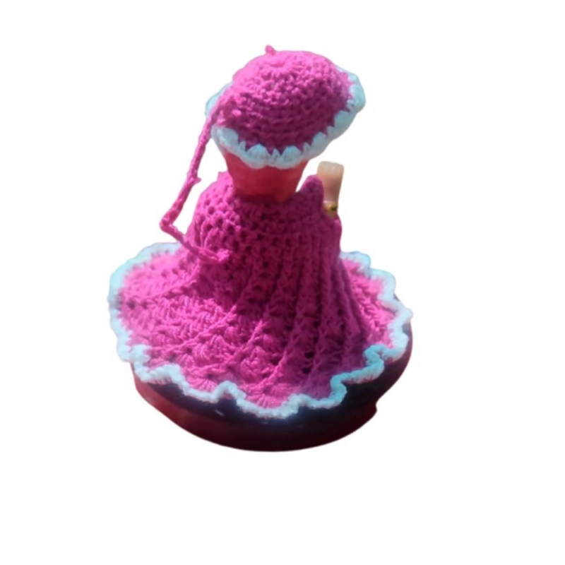 Generic Laddu Gopal Tharad Dress Size: 0 To 6 (Magenta) - Image 2