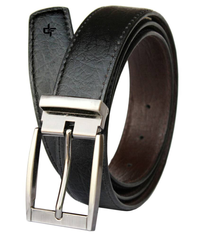 Fashion Black Leather Formal Belt