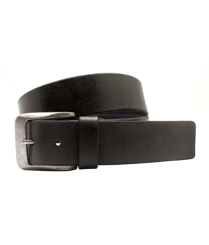 Black Leather Autolock Formal Men's Belt
