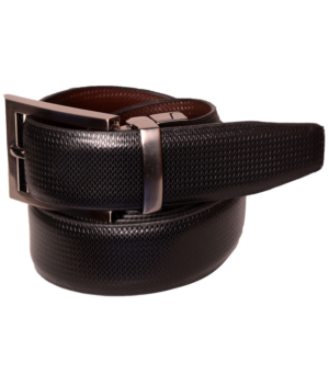 Black Formal Reversible Belt For Men