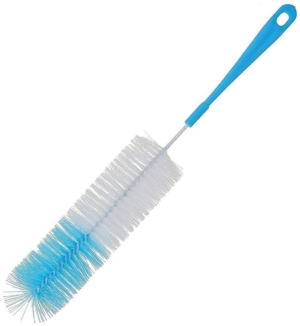 Seasons Plastic Long Bottle Cleaning Brush for Clean of Bottles Water Bottle Cleaner Tool Nylon Brush, Set of 1 Long (Colour May Vary)