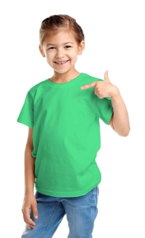 Girls Short Sleeve Light Green T-Shirt