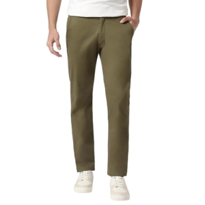 Men's Cotton Casual Chinos Trousers