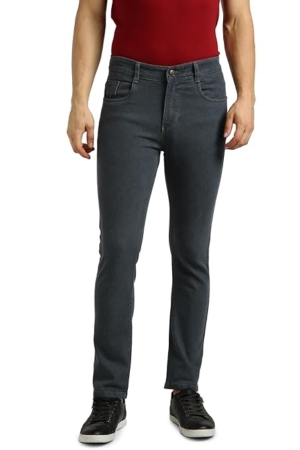 Fashion Men's Grey Slim Fit Denim Jeans
