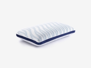 Seasons Impressions Regular Memory Foam Bed Pillow For Sleeping & Neck Pain Relief-Package Includes, Blue, Pack of 1