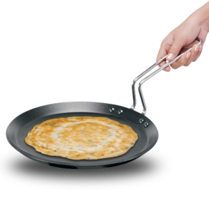 Hawkins Non Stick Flat Tava (INFT26) Tawa 26 cm diameter??(Hard Anodised, Non-stick, Induction Bottom)