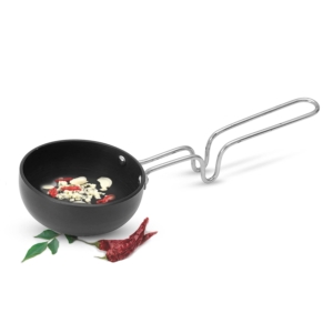 Milton Pro Cook Hard Anodized Tadka Pan, 12 cm, Dark Grey Tadka Pan 12.1 cm diameter 0 L capacity??(Aluminium)